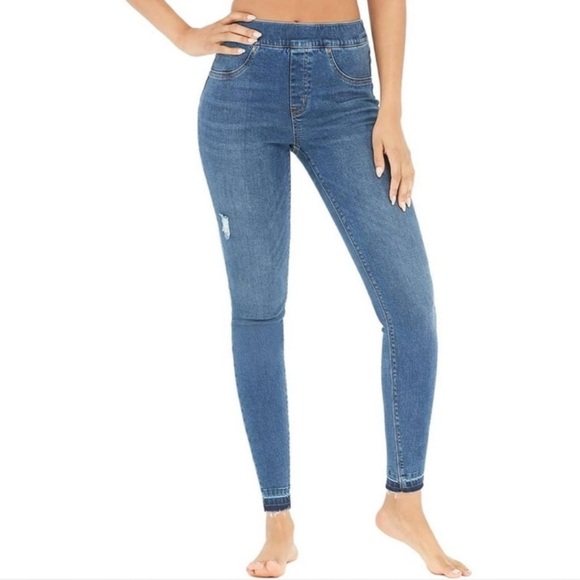 SPANX Distressed Skinny Jeans Size XL #20203R - Picture 11 of 11